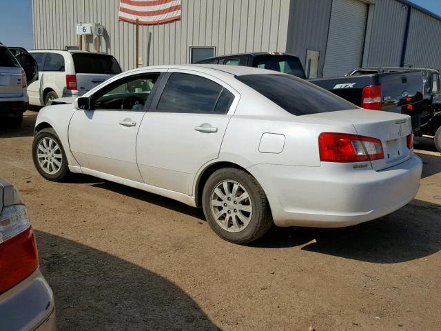 4A32B2FF9BE018669 - 2011 MITSUBISHI GALANT FE WHITE photo 3