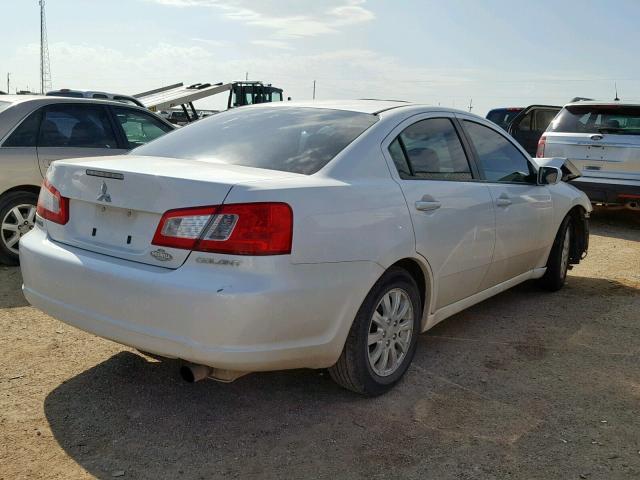 4A32B2FF9BE018669 - 2011 MITSUBISHI GALANT FE WHITE photo 4