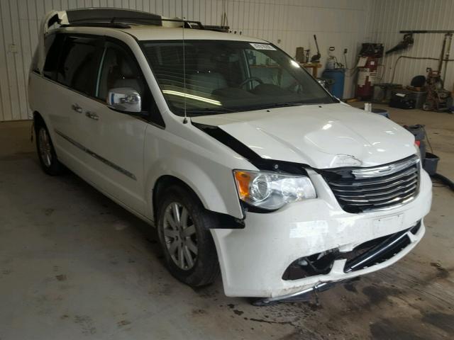 2C4RC1CG1CR252377 - 2012 CHRYSLER TOWN & COU WHITE photo 1