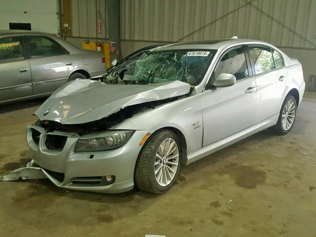 WBAPL5C59BA916826 - 2011 BMW 335 XI SILVER photo 2