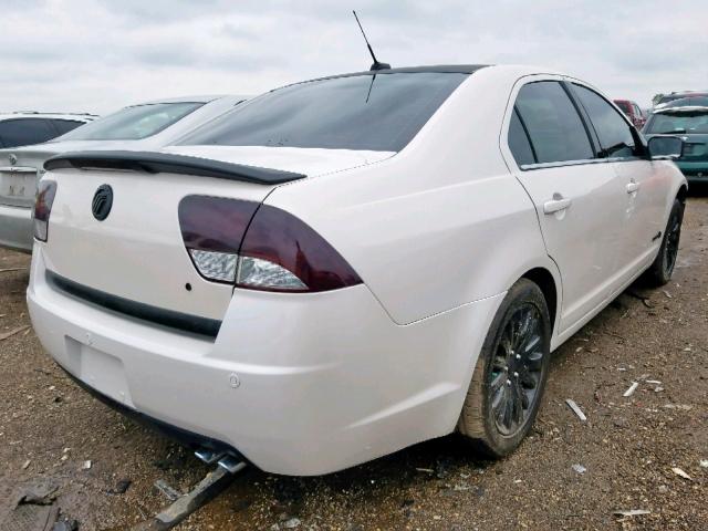 3MEDM0L33AR661128 - 2010 MERCURY MILAN HYBR WHITE photo 4