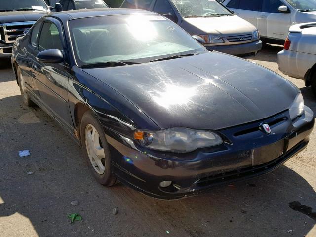 2G1WX12K339447256 - 2003 CHEVROLET MONTE CARL BLACK photo 1