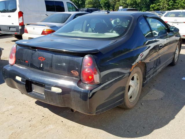 2G1WX12K339447256 - 2003 CHEVROLET MONTE CARL BLACK photo 4