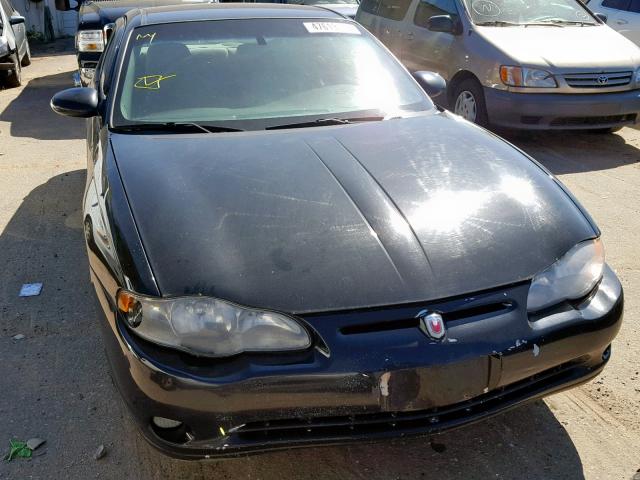 2G1WX12K339447256 - 2003 CHEVROLET MONTE CARL BLACK photo 9