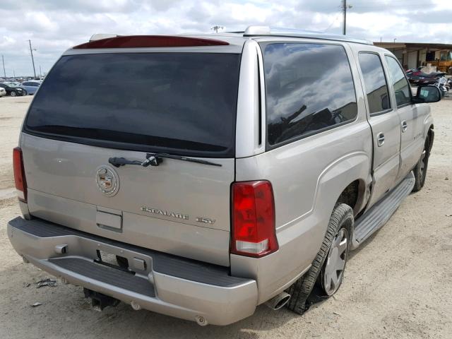 3GYFK66N84G286654 - 2004 CADILLAC ESCALADE E TAN photo 4