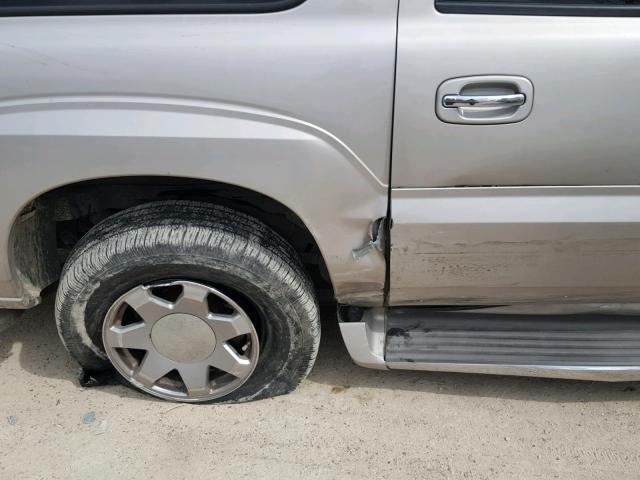 3GYFK66N84G286654 - 2004 CADILLAC ESCALADE E TAN photo 9