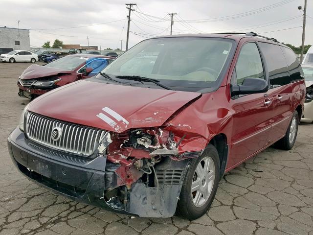 2MRDA22295BJ04336 - 2005 MERCURY MONTEREY L MAROON photo 2