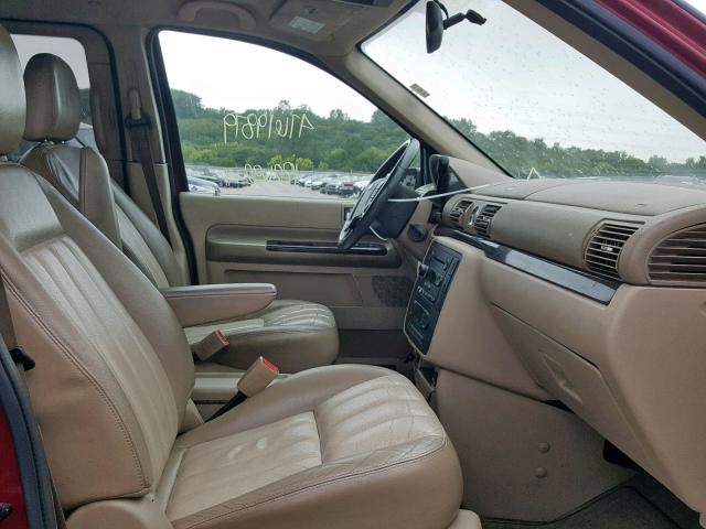 2MRDA22295BJ04336 - 2005 MERCURY MONTEREY L MAROON photo 5