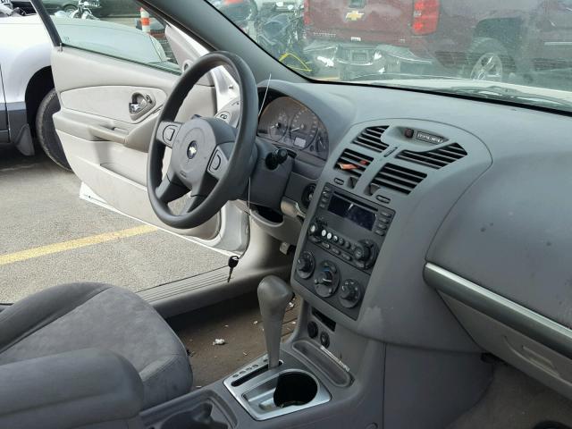 1G1ZT52895F312586 - 2005 CHEVROLET MALIBU LS ვერცხლისფერი ფოტო 9