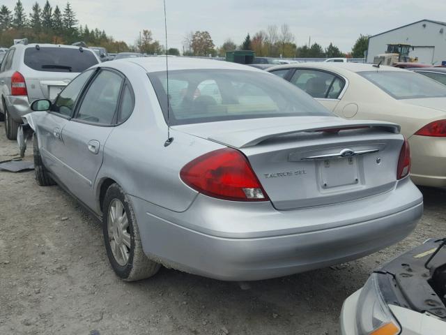 1FAHP56S33G151209 - 2003 FORD TAURUS SEL SILVER photo 3