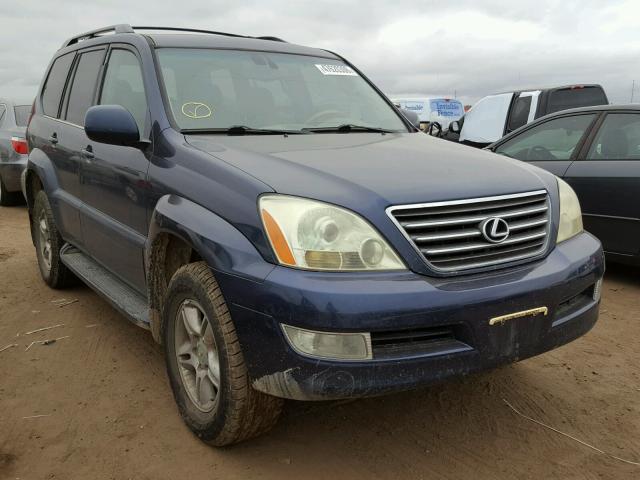 JTJBT20X530006337 - 2003 LEXUS GX 470 BLUE photo 1