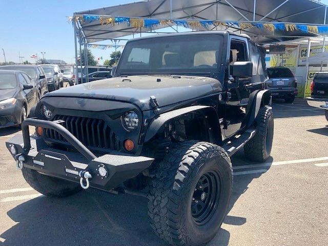 1J4FA54107L204548 - 2007 JEEP WRANGLER S BLACK photo 2