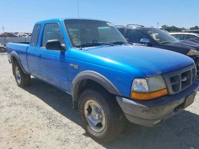 1FTZR15X9WPA06789 - 1998 FORD RANGER SUP BLUE photo 1