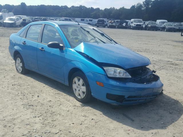 1FAFP34N17W243911 - 2007 FORD FOCUS ZX4 BLUE photo 1