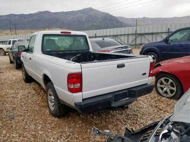 1FTYR10D99PA44679 - 2009 FORD RANGER WHITE photo 3