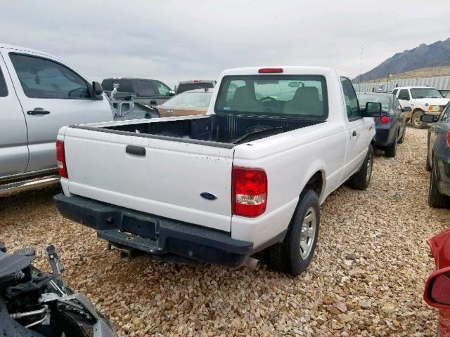 1FTYR10D99PA44679 - 2009 FORD RANGER WHITE photo 4