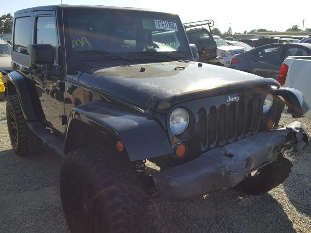 1J4FA54177L127905 - 2007 JEEP WRANGLER S BLACK photo 1