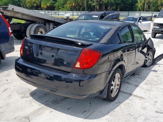 1G8AM12FX4Z173178 - 2004 SATURN ION LEVEL BLACK photo 4