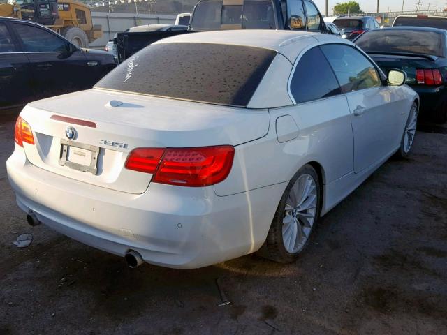 WBADX7C5XBE579191 - 2011 BMW 335 I WHITE photo 4