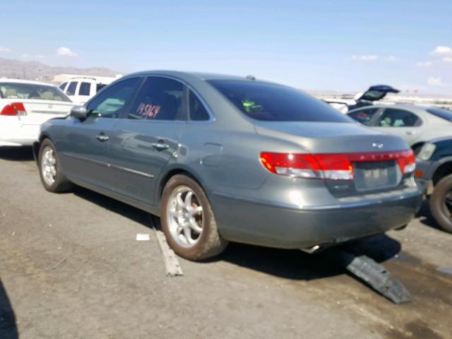 KMHFC46F77A240263 - 2007 HYUNDAI AZERA SE GRAY photo 3