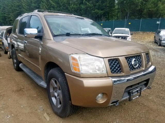 5N1AA08B44N710367 - 2004 NISSAN ARMADA SE GOLD photo 1