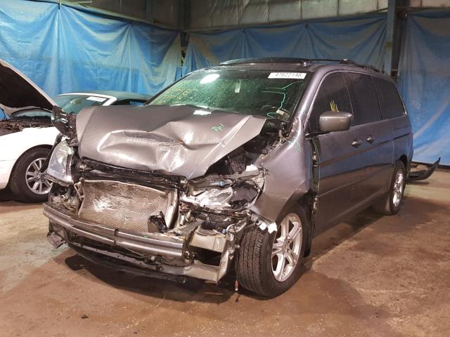 5FNRL38837B054141 - 2007 HONDA ODYSSEY TO GRAY photo 2