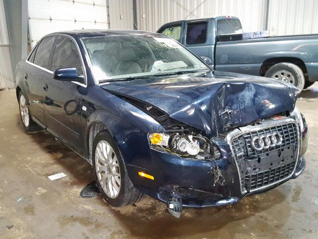 WAUDF78E98A140060 - 2008 AUDI A4 2.0T QU BLUE photo 1