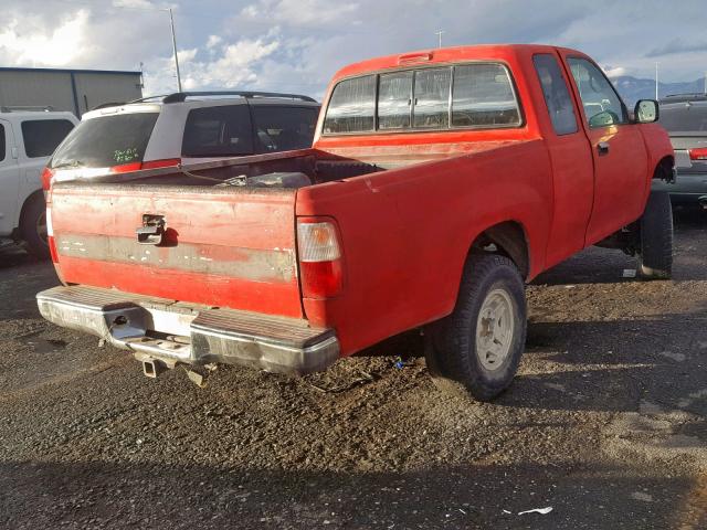 JT4VD22FXS0006530 - 1995 TOYOTA T100 XTRAC RED photo 4