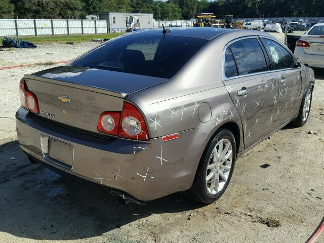 1G1ZE5E73BF107127 - 2011 CHEVROLET MALIBU LTZ ნაცრისფერი ფოტო 4