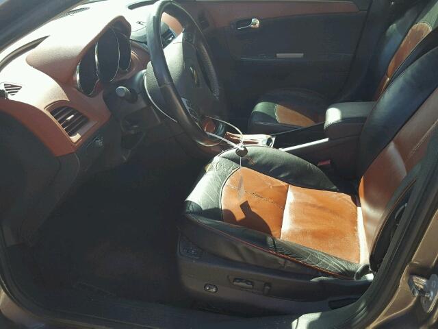 1G1ZE5E73BF107127 - 2011 CHEVROLET MALIBU LTZ ნაცრისფერი ფოტო 5