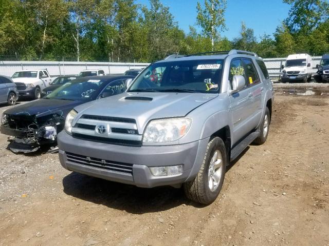 JTEBT14R230020913 - 2003 TOYOTA 4RUNNER SR SILVER photo 2