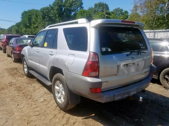 JTEBT14R230020913 - 2003 TOYOTA 4RUNNER SR SILVER photo 3