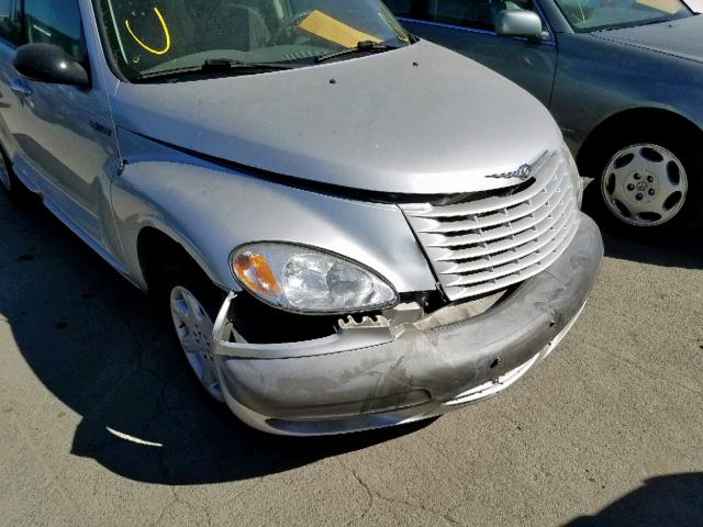 3C4FY48B22T385406 - 2002 CHRYSLER PT CRUISER SILVER photo 9