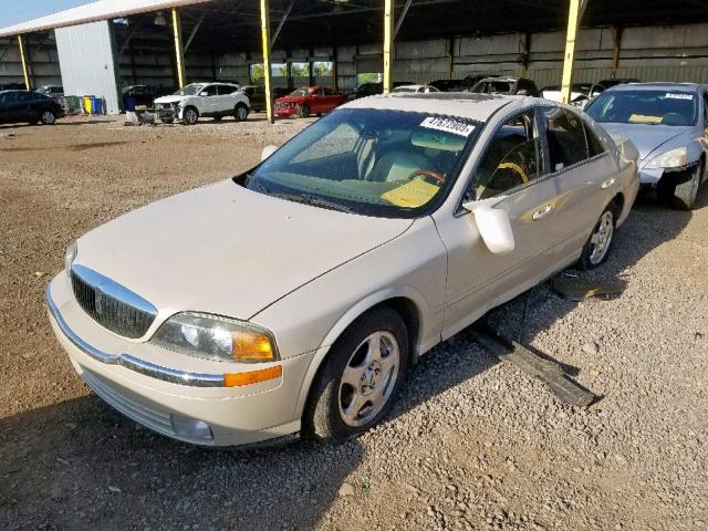 1LNHM87A91Y696828 - 2001 LINCOLN LS 金色 照片 2