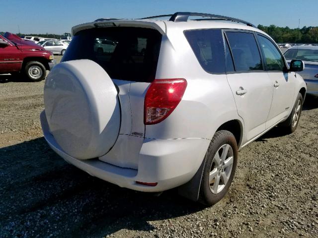 JTMBD31V785176339 - 2008 TOYOTA RAV4 LIMIT WHITE photo 4