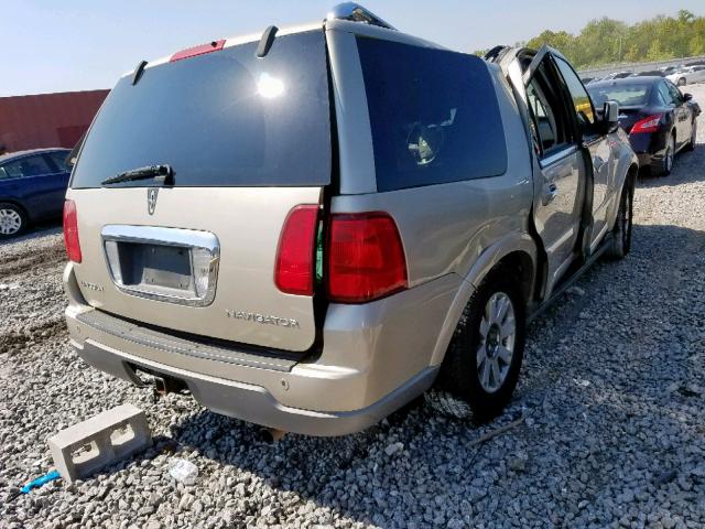 5LMFU28R04LJ13912 - 2004 LINCOLN NAVIGATOR 金色 照片 4