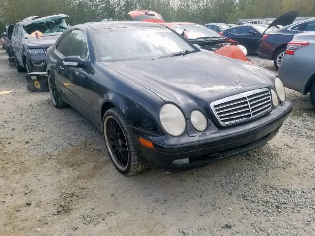 WDBLJ65GX1F176957 - 2001 MERCEDES-BENZ CLK 320 BLACK photo 1