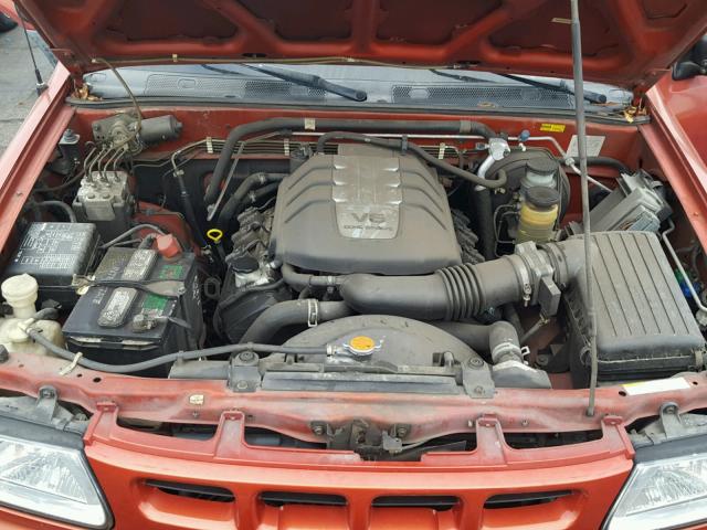 4S2CK58W3Y4353922 - 2000 ISUZU RODEO S RED photo 7