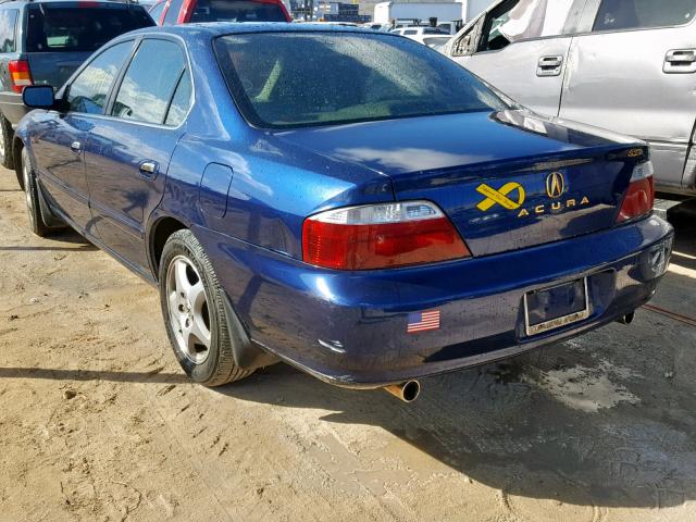 19UUA56643A009534 - 2003 ACURA 3.2TL BLUE photo 3