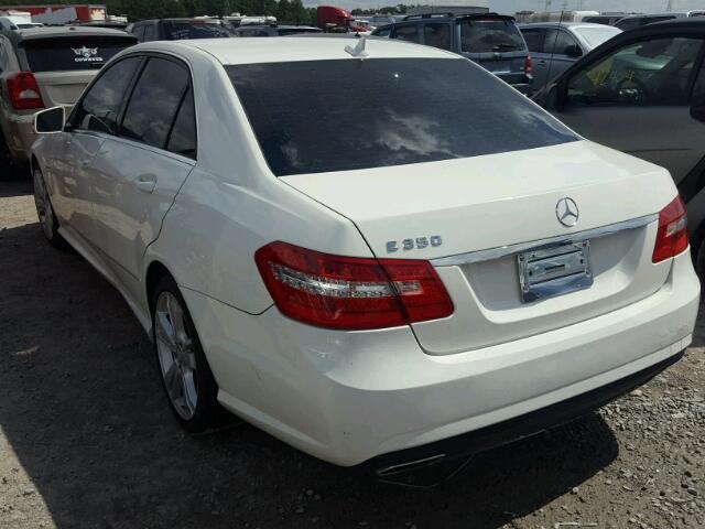 WDDHF5KB7CA555254 - 2012 MERCEDES-BENZ E 350 WHITE photo 3