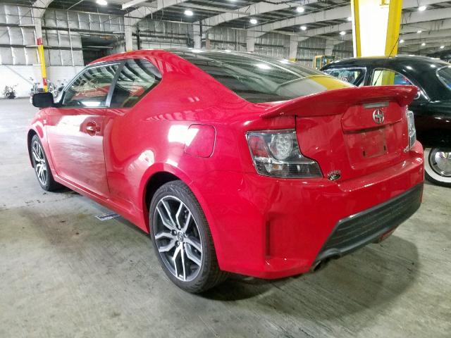 JTKJF5C77FJ005457 - 2015 TOYOTA SCION TC წითელი ფოტო 3