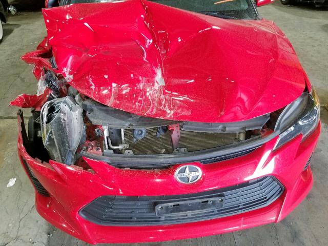 JTKJF5C77FJ005457 - 2015 TOYOTA SCION TC წითელი ფოტო 7