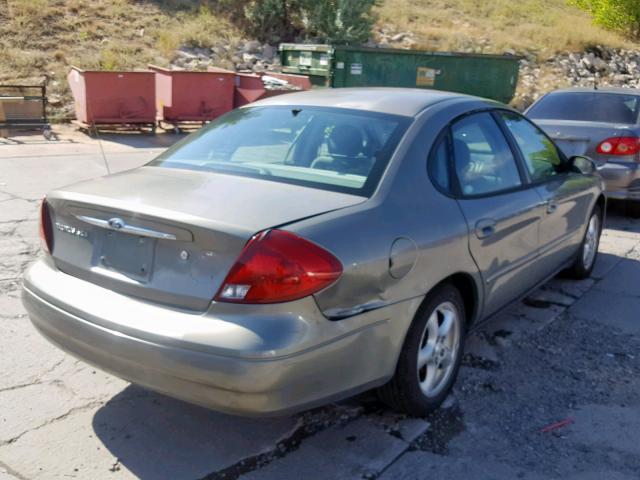 1FAFP55U53A164296 - 2003 FORD TAURUS SES GREEN photo 4