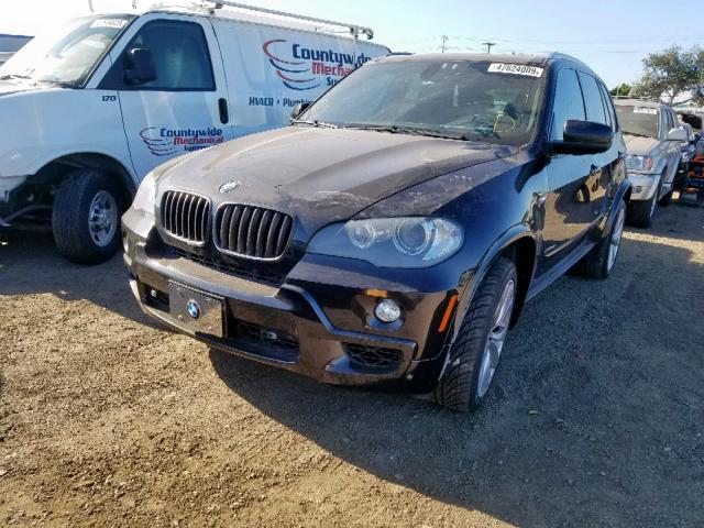 5UXFE8C55AL311701 - 2010 BMW X5 XDRIVE4 黑色 照片 2