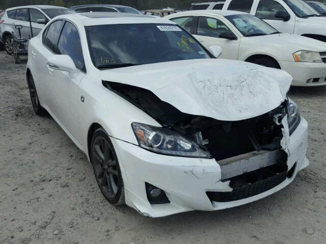 JTHBF5C20C5181737 - 2012 LEXUS IS 250 WHITE photo 1