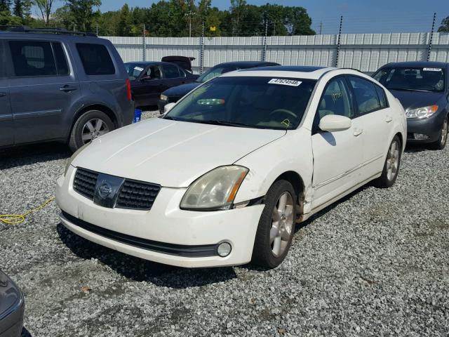 1N4BA41E65C831862 - 2005 NISSAN MAXIMA SE WHITE photo 2