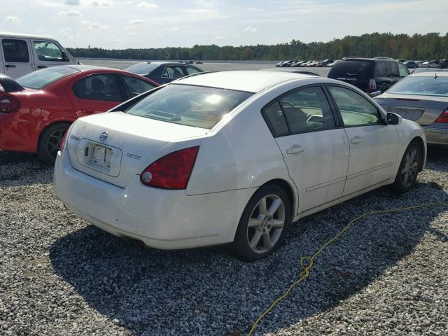 1N4BA41E65C831862 - 2005 NISSAN MAXIMA SE WHITE photo 4