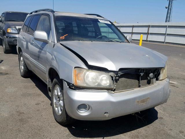 JTEGF21A820033021 - 2002 TOYOTA HIGHLANDER SILVER photo 1