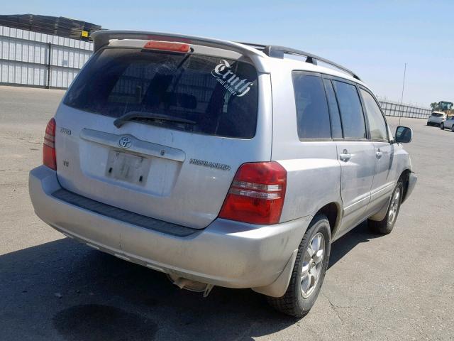 JTEGF21A820033021 - 2002 TOYOTA HIGHLANDER SILVER photo 4