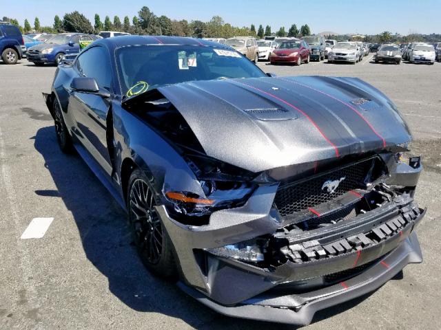 1FA6P8CFXK5123627 - 2019 FORD MUSTANG GT BLACK photo 1